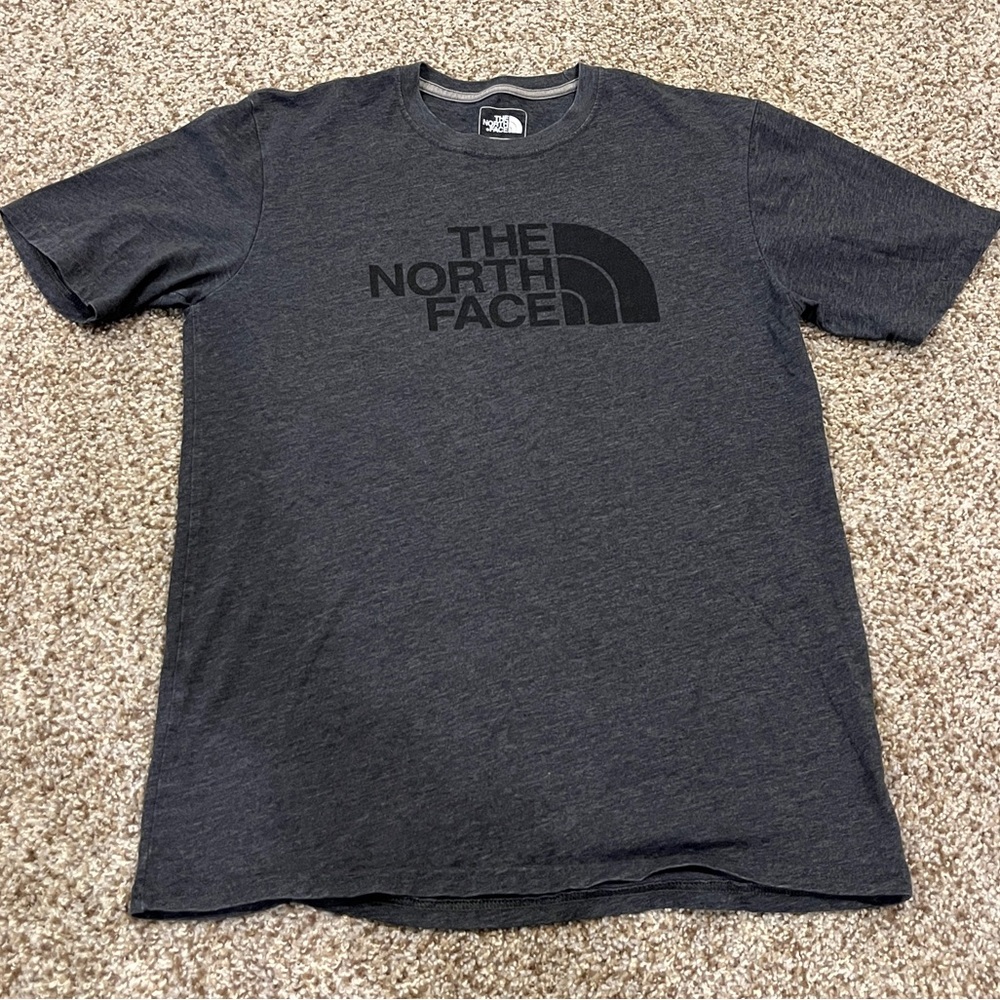 The North Face short sleeve tee, charcoal grey, mens small